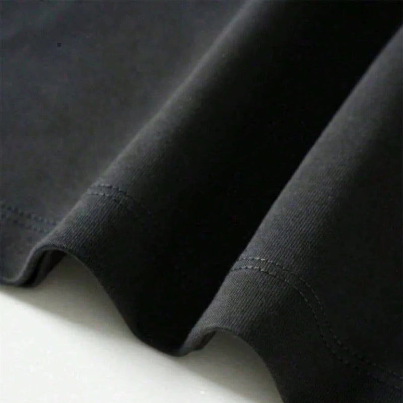 Louis Vuitton Black T-Shirt with White Signature and Monogram Flower Back