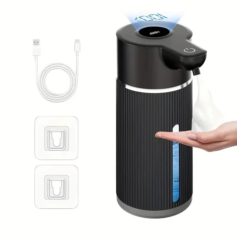 420ML Automatic Smart Sensor Soap Dispenser – Wall-Mounted Electric Foam & Liquid Pump