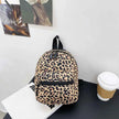 Preppy Style Animal Pattern Printing Knapsack Women Casual Ladies Small Handbags