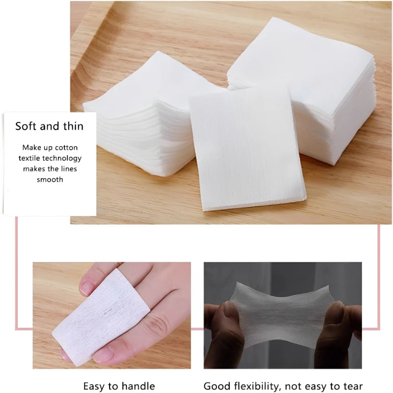 1200pcs Pearl Pattern Makeup Cotton Pads Soft Facial Cleaning Pads Makeup Remover Wipes