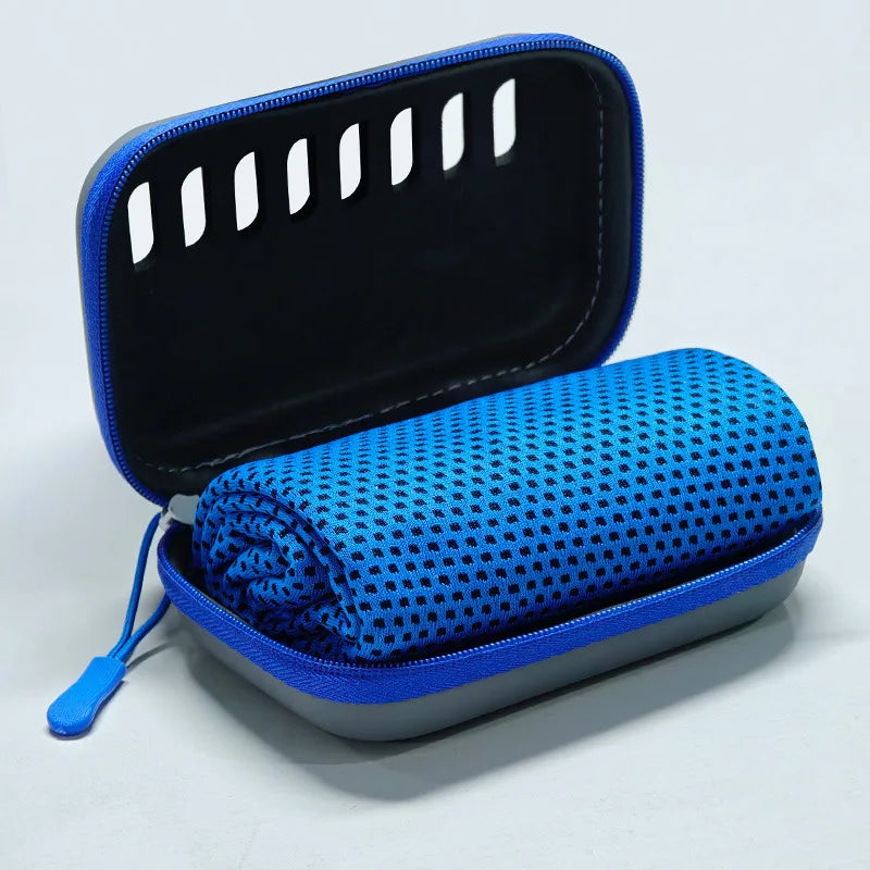 30×80cm Cooling Sports Towel with EVA Case