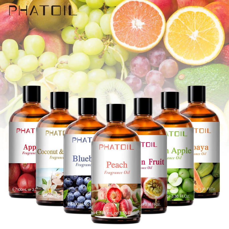 PHATOIL Fragrance Oil - 100ml, Multiple Fruit Scents