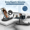 3-in-1 Magnetic Wireless Charger Stand – Fast Charging Station for iPhone, Apple Watch & AirPods