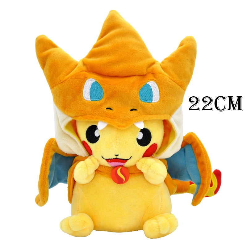 Pokémon Plush Toys – Pikachu, Eevee & Charizard, 20–30 cm | Soft Collectible Plush