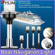12V 24V Sailing Signal Light Boat Navigation Light Fold Down 360 Degree LED for Yacht Marine Anchor Light Boat Accessories