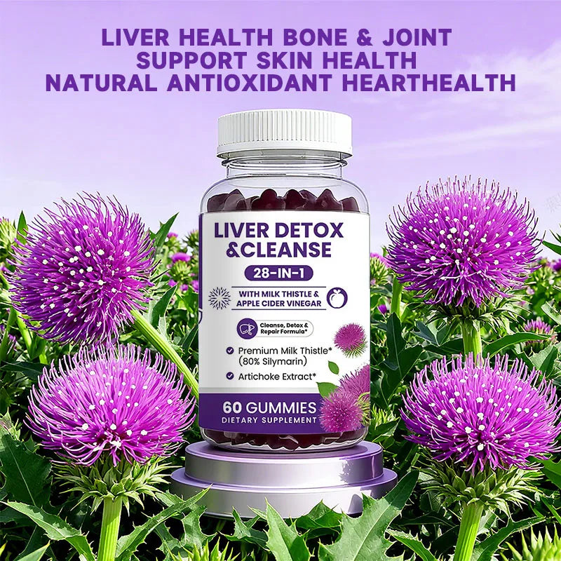 Liver Cleanse & Detox Gummies – Digestion, Immunity & Metabolism Support