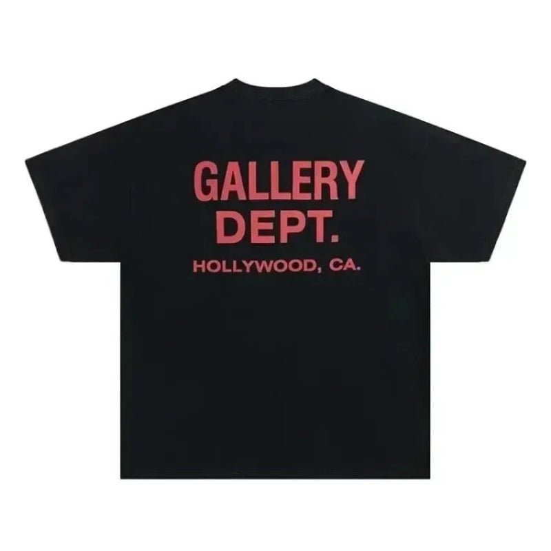 GALLERY DEPT. Hollywood CA Graphic Short Sleeve T-Shirt – Black & White