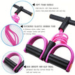 Elastic Resistance Exercise Band with Foam Handle - Pedal Puller Fitness Tool