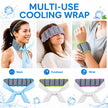 Reusable Cooling Ice Scarf Neck Wrap – Adjustable Cooling Wrap for Hiking, Running & Outdoor Activities