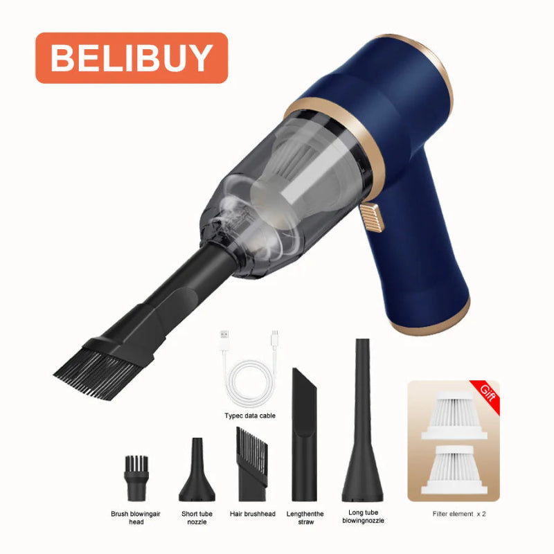 Wireless Car Vacuum Cleaner Portable High Power Handheld Vacuum for Car, Bedroom & Carpet Cleaning