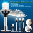 12V/24V Waterproof LED Marine Boat Navigation Light 180° Rotating Sailing Anchor Light