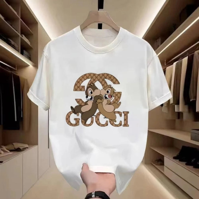 Gucci Bear Graphic T-shirt – Stylish Casual Wear for Women | Black & White Options