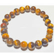 Tiger Eye Beaded Bracelet Natural Stone Stretch Jewelry
