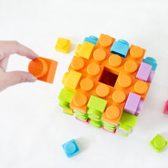 UNiPLAY Waffle Play Cube Blocks Small Cube 6pcs