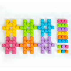 UNiPLAY Waffle Play Cube Blocks Small Cube 6pcs