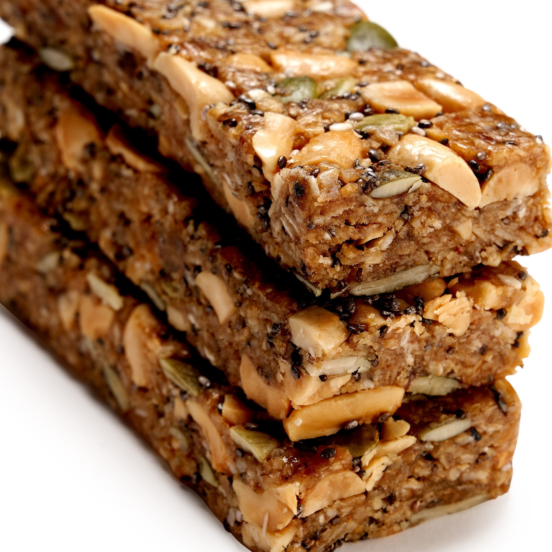 Barra de mantequilla de maní con semillas y nueces (16 unidades)