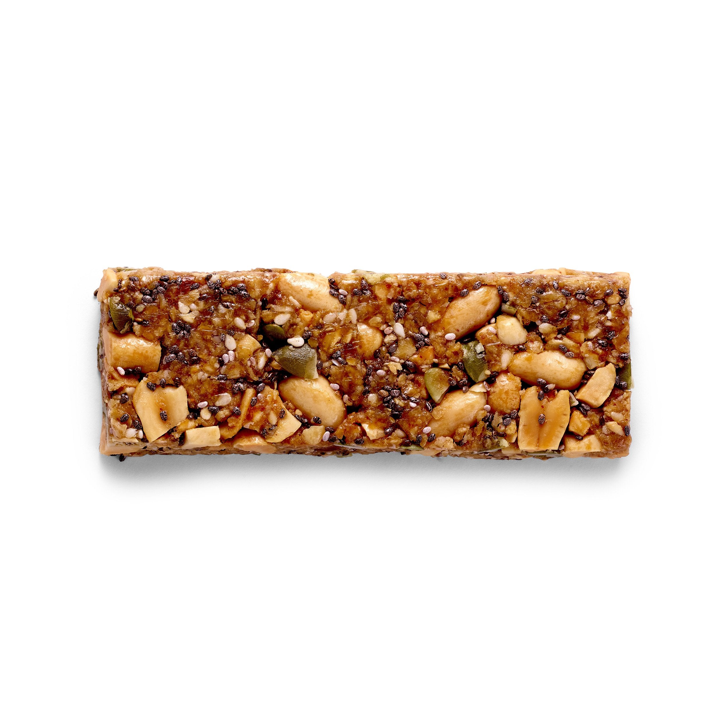 Barra de mantequilla de maní con semillas y nueces (16 unidades)