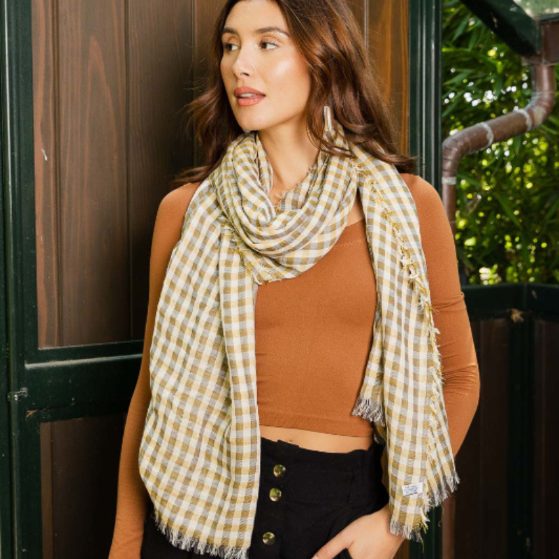Plaid Cozy Scarf