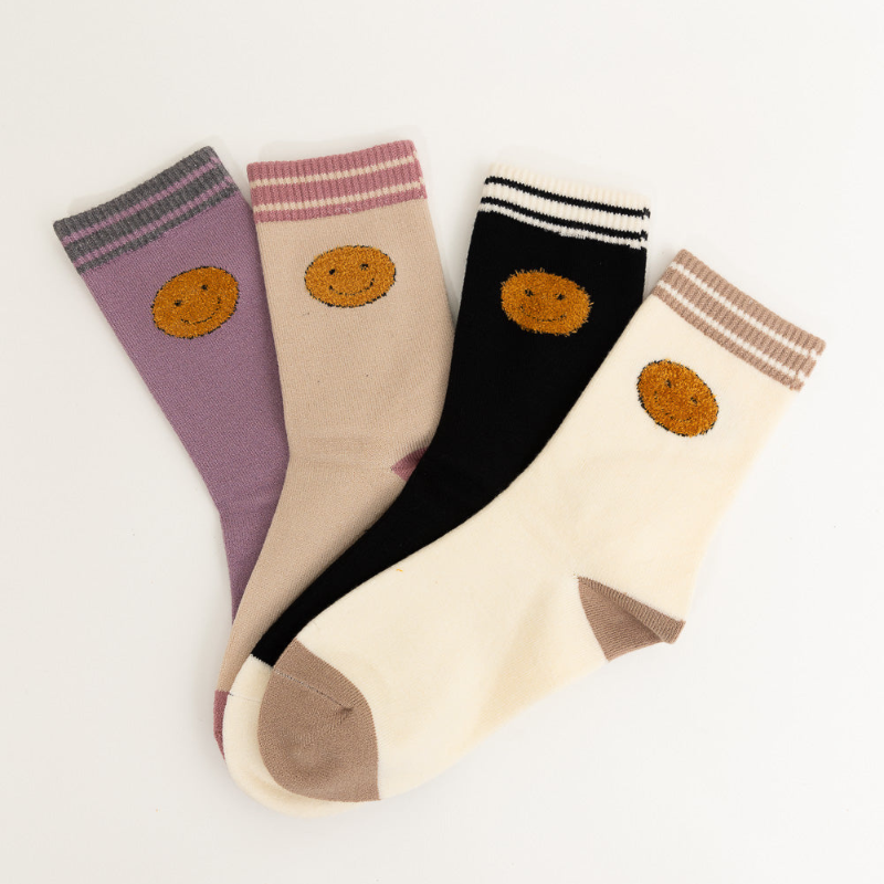 Crew Smiley Socks