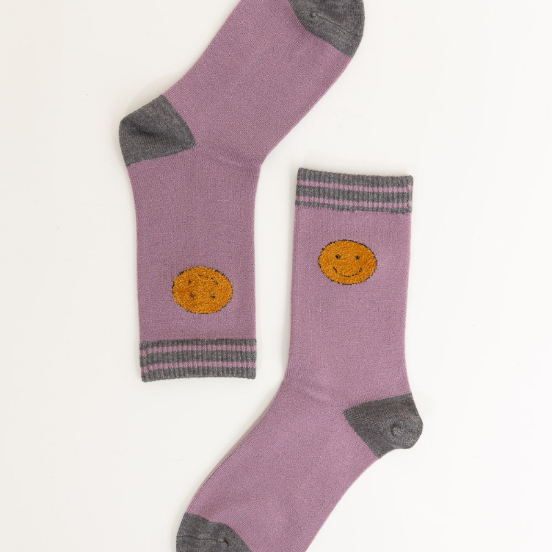 Crew Smiley Socks