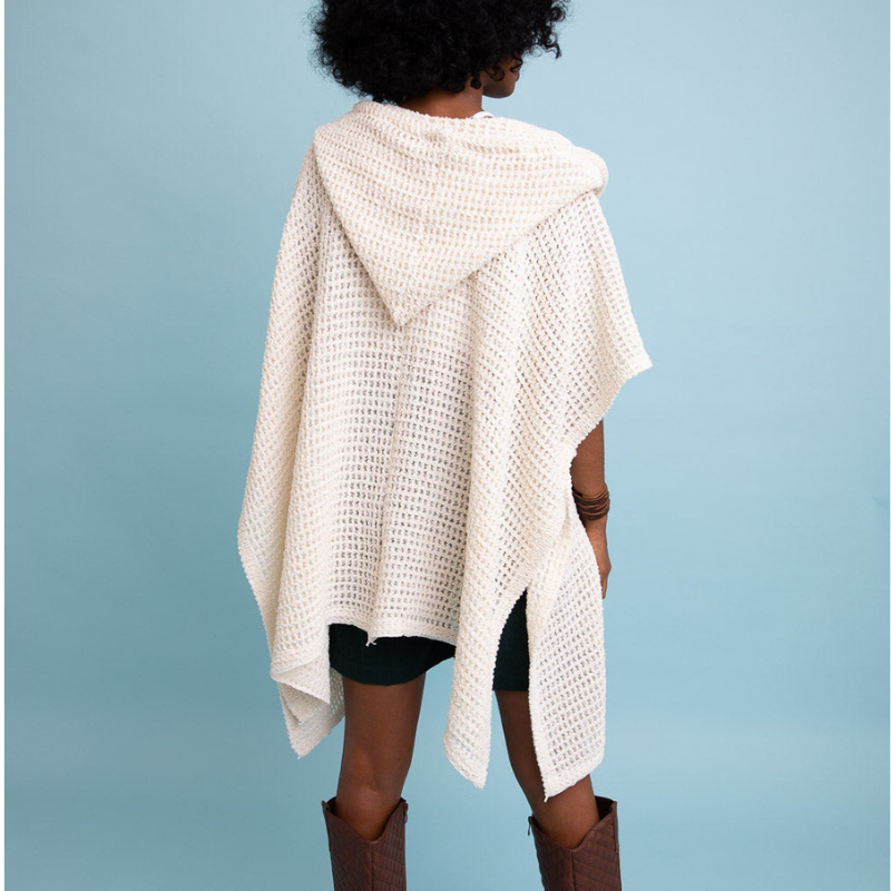 Hooded Waffle Wrap