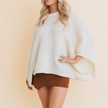 Urban Chic Ribbed Poncho