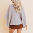 Urban Chic Ribbed Poncho