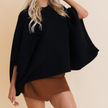 Urban Chic Ribbed Poncho