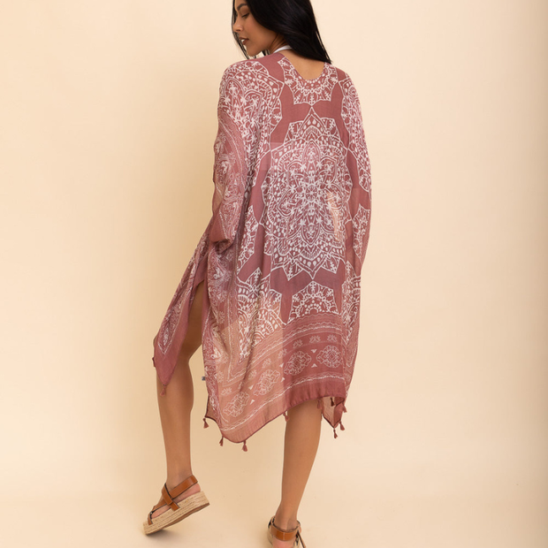 Mandala Tassel Kimono