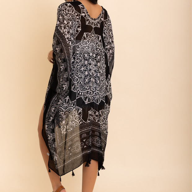 Mandala Tassel Kimono