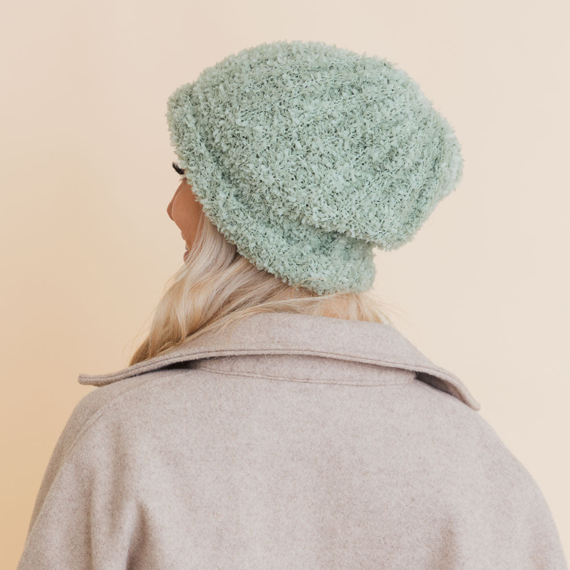 Fuzzy Chenille Beanie