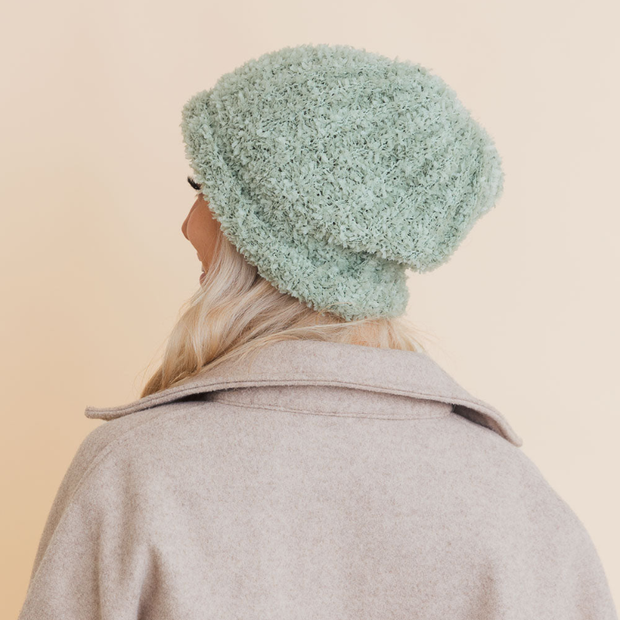 Gorros peludos.