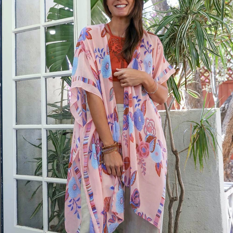 Blooms Fall Kimono