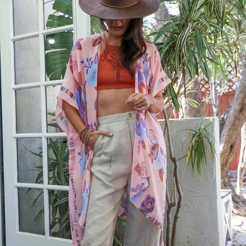 Blooms Fall Kimono
