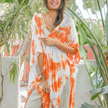Vibrant Tie-Dye Kimono