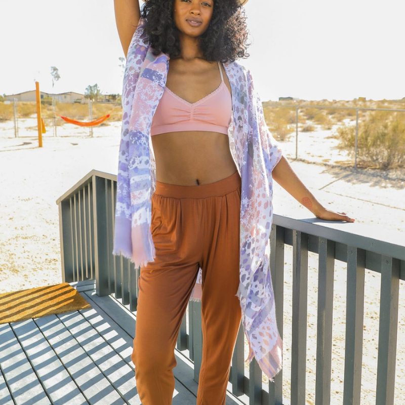 Splatter Print Kimono