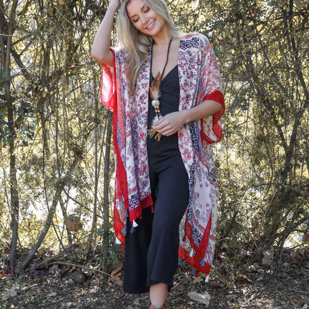 Paisley Mix Kimono