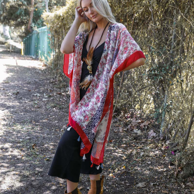 Paisley Mix Kimono