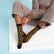 Leopard Knit Socks