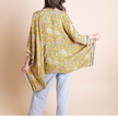 Boho Floral Tie Kimono