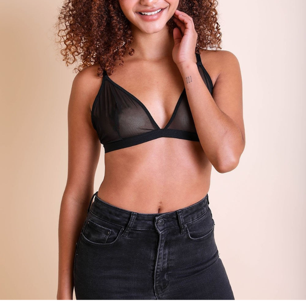 Bralettes en maille transparente SL.