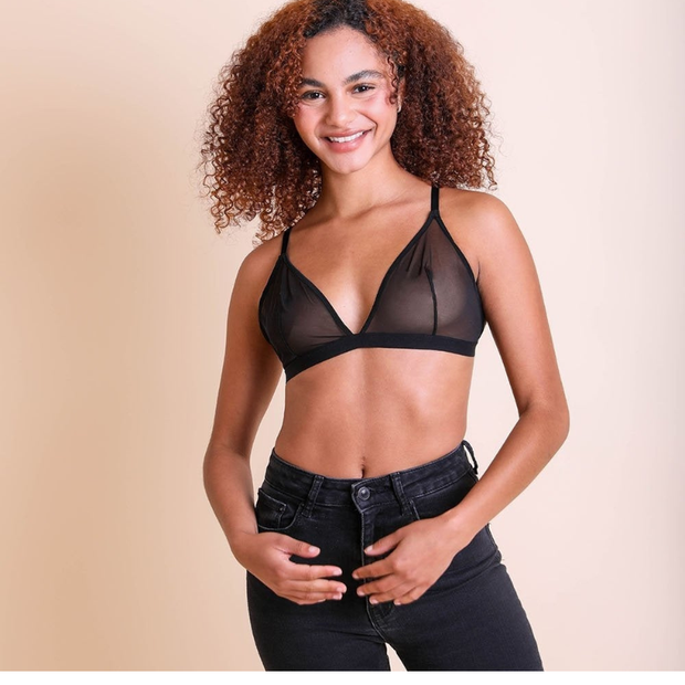 Bralettes en maille transparente SL.