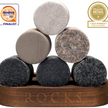 Whiskey Stones Set - 6 Ct Premium Chilling Stones