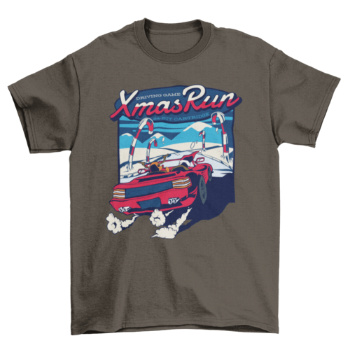 Xmas Run Santa Shirt