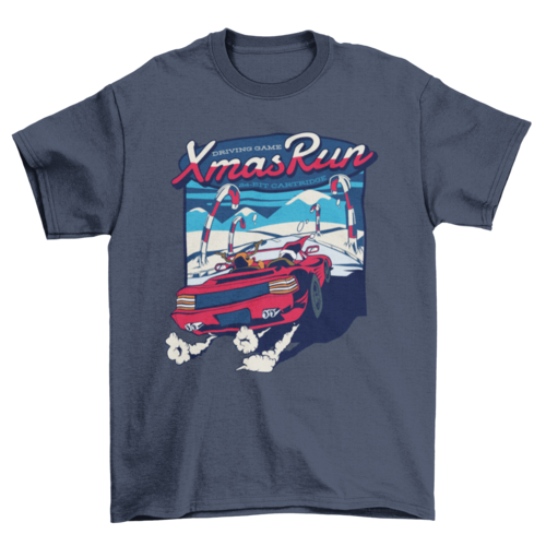 Xmas Run Santa Shirt