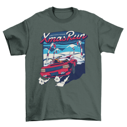 Xmas Run Santa Shirt
