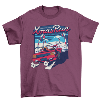 Xmas Run Santa Shirt
