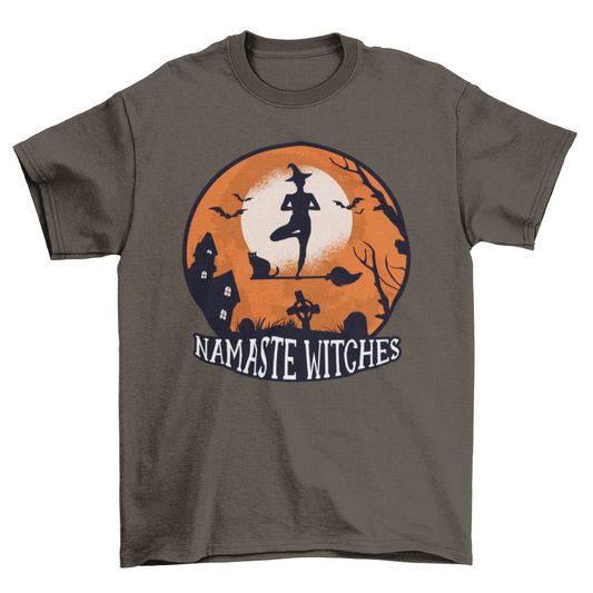 Yoga Halloween Quote T-Shirt