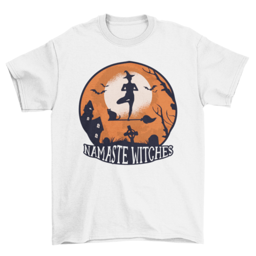 Yoga Halloween Quote T-Shirt