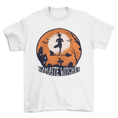 Yoga Halloween Quote T-Shirt